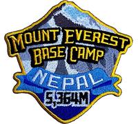 Monte Everest base Camp Nepal toppa/8,9 cm motivo distintivo ricamato applique da trekking alpinismo alpinismo