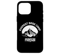 Monte Everest Nepal Himalaya Mountaineer Mountain Souvenir Custodia per iPhone 16 Pro Max