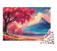 Monte Fuji autunno Puzzles 1000 Pezzi In cartone Spesso, Un Puzzles Per Enigma Per Il Relax Mentale, Ideale Per Partita Puzzle Game, Puzzle 70x50cm/1000pcs