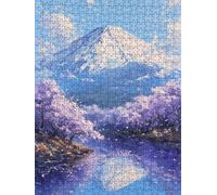 Monte Fuji Ciliegio Puzzle 3000 Pezzi, 3D Puzzle per Adulti Impegnativo, Educa Puzzles Artistico, Divertente E Stimolante Puzzles Decorativo per La Famiglia, Regalo e Decorazione Pareti FNKL6-348