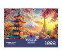 Monte Fuji_ Giappone Puzzle 1000 Pezzi, Jigsaw Puzzle Impossibile Regali Per Adolescenti E Bambini Home Giochi 52x38cm/1000pcs
