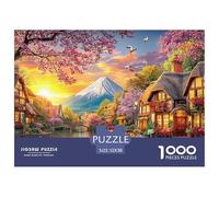 Monte Fuji_ Giappone Puzzle 1000 Pezzi, Jigsaw Puzzle Per Adolescenti E Bambini, Giochi Stimolanti Per Tutta La Famiglia 52x38cm/1000pcs