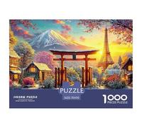 Monte Fuji_ Giappone Puzzle 1000 Pezzi, Jigsaw Puzzle Per Adolescenti E Bambini, Giochi Stimolanti Per Tutta La Famiglia 70x50cm/1000pcs