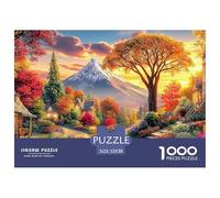 Monte Fuji_ Giappone Puzzle 1000 Pezzi, Jigsaw Puzzle Per Adolescenti E Bambini, Giochi Stimolanti Per Tutta La Famiglia 52x38cm/1000pcs