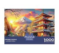 Monte Fuji_ Giappone Puzzle 1000 Pezzi Per Adulti E Bambini | Gioco Di Sfida Intellettuale Puzzle 38x26cm/1000pcs
