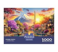 Monte Fuji_ Giappone Puzzle Da 1000 Pezzi Per Adulti E Bambini - Puzzle Ad Alta Difficoltà,Giochi Stimolanti Per Tutta La Famiglia 70x50cm/1000pcs