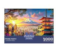 Monte Fuji_ Giappone Puzzle Da 1000 Pezzi Per Adulti E Bambini - Puzzle Ad Alta Difficoltà,Giochi Stimolanti Per Tutta La Famiglia 38x26cm/1000pcs