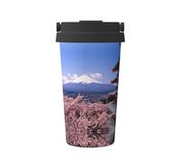 Monte Fuji Giappone Stampa Casual Viaggio Tazza da Caffè Caldo Freddo Bicchiere In Acciaio Inox per Casa Ufficio Viaggio