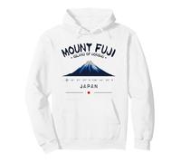 Monte Fuji GPS Bandiera Giapponese Giappone Fujiyama Felpa con Cappuccio