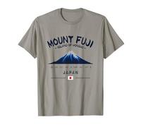 Monte Fuji GPS Bandiera Giapponese Giappone Fujiyama Maglietta