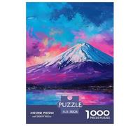 Monte Fuji in Giappone Jigsaw Puzzle Impossibili 1000 Pezzi Bellissimo vulcano. Decorazione Per La Casa. Rilassamento E Intelligence Per Adulti E Bambini Da 12 Anni 38x26cm/1000pcs