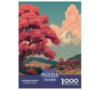 Monte Fuji in Giappone Puzzle Impossible 1000 Pezzi Bellissimo vulcano. Decorazione Per La Casa. Giochi Rilassamento E Intelligence Per Adulti E Bambini Da 12 Anni 38x26cm/1000pcs