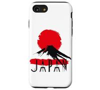 Monte Fuji Japan Design - Red Sun Minimalist Estetica Tee Custodia per iPhone SE (2020) / 7/8