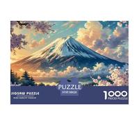 Monte Fuji Puzzle 1000 Piezas Rompecabezas 38x26cm/1000pcs Regalos Para Adultos Y Niños Bellissimo paesaggio Cartón 100% Reciclado Creative Intelectual Desafío