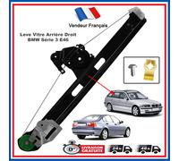 Monte Glace Arriere Droit Vetro Elettrico BMW E46 Serie 3 1998-2005
