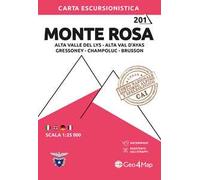 Monte Rosa. Alta Valle del Lys, Alta Valle d'Ayas, Champoluc e Brusson 1:25.000. Ediz. multilingue