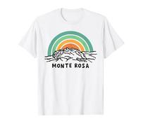 Monte Rosa Monte Monte Dufourspitze Escursione Salita Escursionismo Maglietta