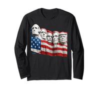 Monte Rushmore - U.S.A. Bandiera ft. Presidente Donald Trump. Maglia a Manica