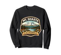 Monte Shasta California Mountain Souvenir Memorabilia Escursionista Felpa