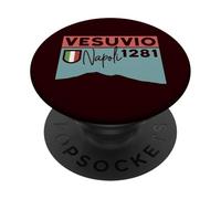 Monte Vesuvio Vulcano Napoli Italiano Viaggi Escursioni Regali PopSockets PopGrip Adesivo