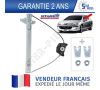 Monte Vetro Alzacristallo Anteriore Sinistro Peugeot 407 2004-2011 4 & 5 Porte