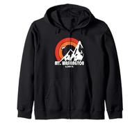 Monte Washington New Hampshire Sun Eagle Felpa con Cappuccio