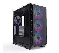 Montech AIR 903 MAX, case Mid Tower E-ATX, flusso d'aria elevato, 3 ventole ARGB PWM da 140 mm e 1 ventola PWM da 140 mm preinstallate, pannello laterale in vetro temperato, frontale in rete, tipo C,
