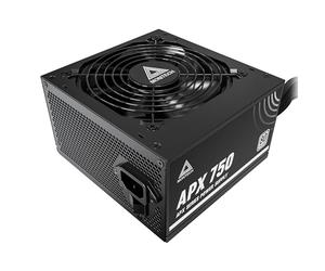 MONTECH Alimentatore non modulare APX 750W-certificato 80 Plus White - Tecnologia convertitore Intel ATX12V-DC-DC - Design cavo piatto per migliorare l'efficienza termica-Ventola da 120 mm - Garanzia