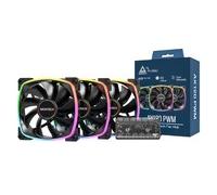 MONTECH AX120 PWM ARGB Ventola 3er Pack black 120mm Case fan AX120 3IN1 BLACK