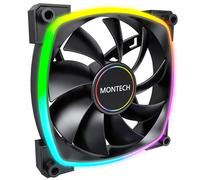 MONTECH AX140 PWM ARGB Ventola 140mm black 1600 rpm 90,45 cfm AX140B