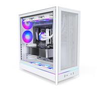 MONTECH HS01 PRO, case per PC ATX Mid-Tower, PC da gioco, alto flusso d'aria, layout reversibile, pannello frontale in rete, ventola ARGB PWM 5X preinstallata, design a incasso, pannelli senza