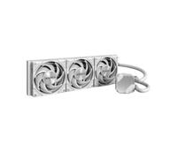 MONTECH HyperFlow Silent 360 White - Raffreddatore CPU liquido AIO ultra silenzioso, pompa 3100 giri/min, tripla ventola silenziosa, radiatore ad alta efficienza per una dissipazione del calore