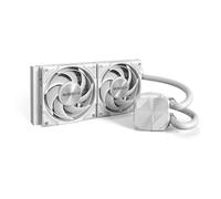 MONTECH HyperFlow Silent 240 White - Raffreddatore CPU liquido AIO ultra silenzioso, pompa 3100 giri/min, tripla ventola silenziosa, radiatore ad alta efficienza per una dissipazione del calore