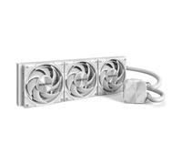 MONTECH HyperFlow Silent 360 White - Raffreddatore CPU liquido AIO ultra silenzioso, pompa 3100 giri/min, tripla ventola silenziosa, radiatore ad alta efficienza per una dissipazione del calore
