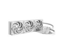 MONTECH HyperFlow Silent 360 White - Raffreddatore CPU liquido AIO ultra silenzioso, pompa 3100 giri/min, tripla ventola silenziosa, radiatore ad alta efficienza per una dissipazione del calore