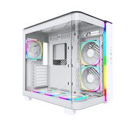 Montech - Case KING 95 PRO Midi Tower ATX / micro ATX / mini-ITX 3 Porte USB 3.2 Colore Bianco (Finestrato)