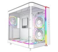 Montech KING 95 PRO Midi-Tower, vetro temperato, ARGB - bianco
