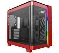 MONTECH King 95 Tempered Glass ARGB Midi-Tower PC-Gehäuse Rot KING95R