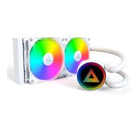 MONTECH Lightflow ARGB 240 White - Raffreddatore CPU liquido ultra-silenzioso, pompa 3100 giri/min, tripla ventola silenziosa, radiatore ad alta efficienza per una dissipazione del calore superiore