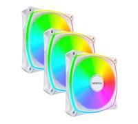 Montech RX120 PRO Case per computer Ventilatore 12 cm Bianco 3 pz