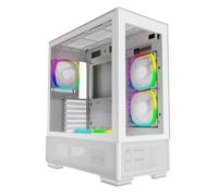 Montech Sky Two Torre in vetro temperato bianco 4 ventole GPU ARGB 168 mm VGA 400 mm