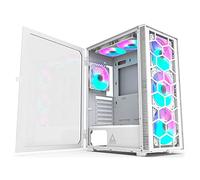 Case Montech X3 Glass Midi-Tower RGB Tempered Glass Bianco