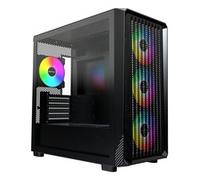 MONTECH X5M Torre da gioco ATX nera 4x120 mm aRGB Vetro temperato USB-C