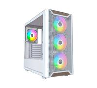 Montech XR WOOD Tower (W) Midi-Tower Bianco ATX Finestra laterale 4x120mm