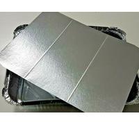 MONTEDORO S 100 CONTENITORI VASCHETTE ALLUMINIO ALIMENTI PORZ.1 CON COPERCCHIO