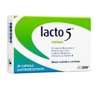 Montefarmaco Lacto 5 - Integratore Di Fermenti Lattici 20 Capsule