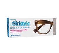 Montefarmaco OCCHIALE DA LETTURA PREMONTATO IRISTYLE ELLE BRONZE +1,00 CON CIONDOLO APPENDI-OCCHIALE E ASTUCCIO COORDINATO 1 PAIO