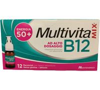 montefarmaco otc spa Multivitamix B12 Integratore di Vitamina B12 50+ 12 Flaconcini