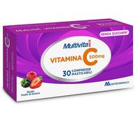 MONTEFARMACO OTC SpA MULTIVITAMIX VITAMINA C 500 MG FRUTTI DI BOSCO 30 COMPRESSE MASTICABILI SENZA ZUCCHERI CON EDULCORANTE SENZA GLUTINE SENZA LATTOSIO
