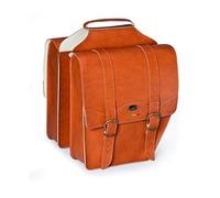 Montegrappa - Borsa Cruiser Montegrappa a 2 Fibbie in finto cuoio miele